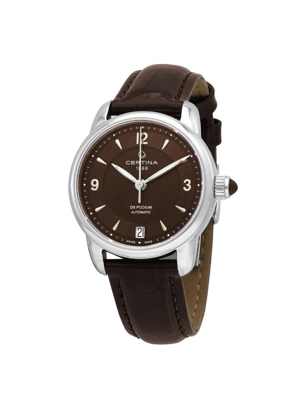 NWT Certina DS Podium Automatic Brown Dial Ladies Watch